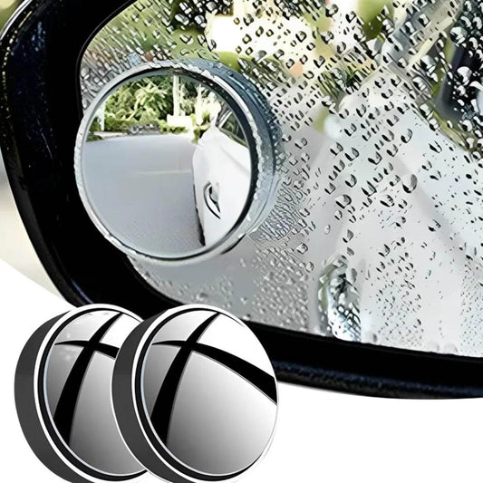 360DEGREE BLIND SPOT ROUND WIDE ANGLE ADJUSTABLE CONVEX REAR VIEW MIRROR - PACK OF 2 - infinityexculsivestore.com