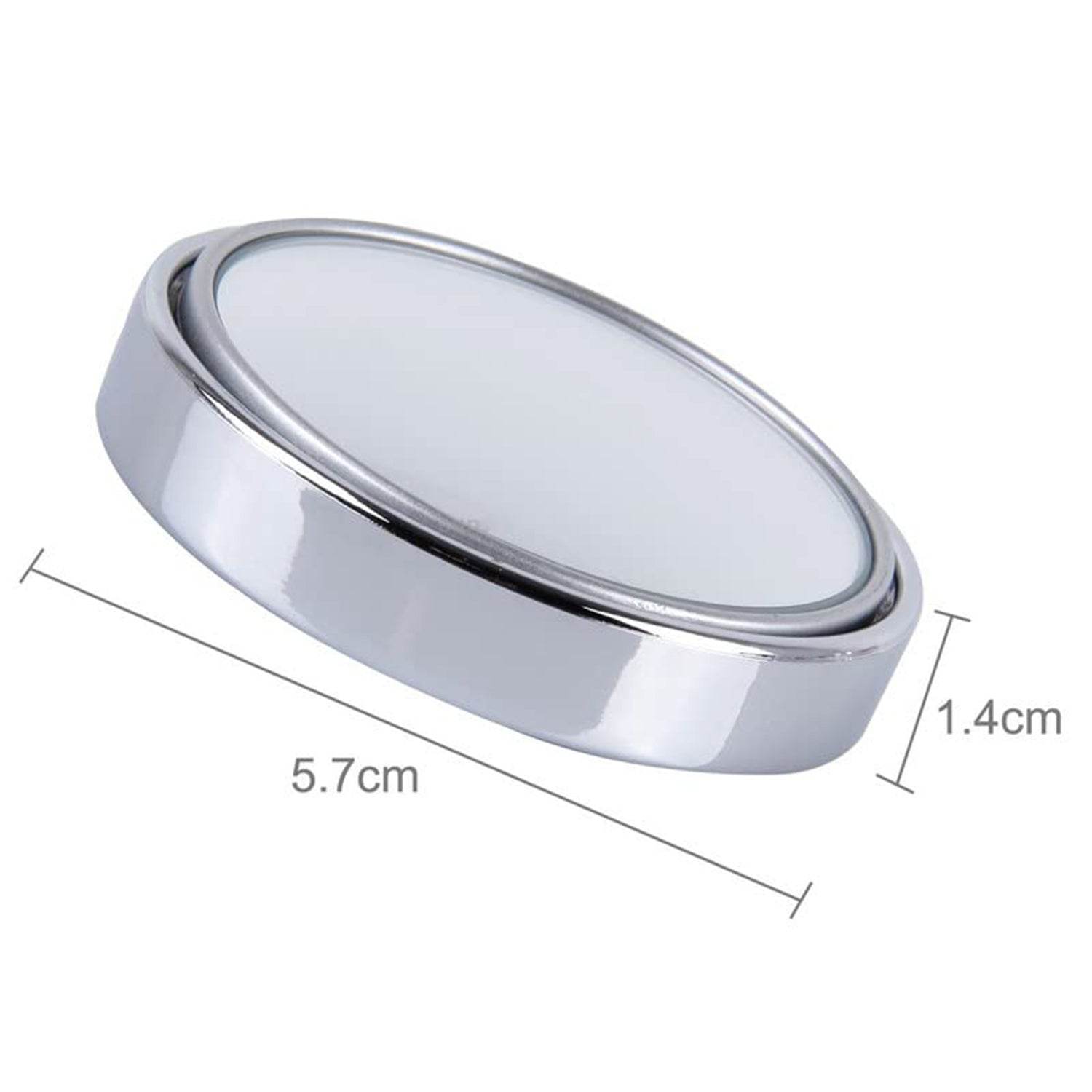360DEGREE BLIND SPOT ROUND WIDE ANGLE ADJUSTABLE CONVEX REAR VIEW MIRROR - PACK OF 2 - infinityexculsivestore.com