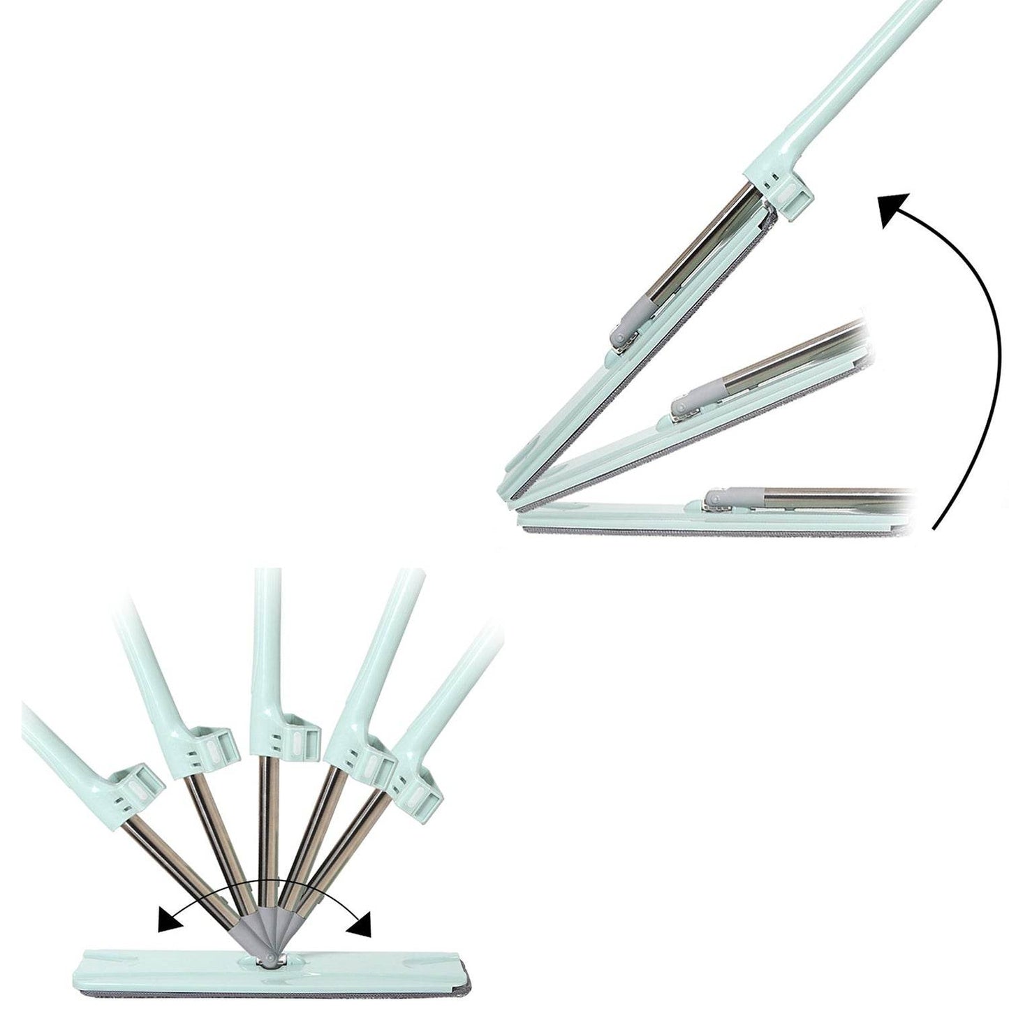 360Degree Rotation Flat Mop Floor Cleaning Microfiber Squeeze Mop Floor Clean. - infinityexculsivestore.com