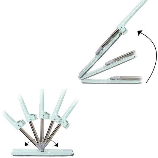 360Degree Rotation Flat Mop Floor Cleaning Microfiber Squeeze Mop Floor Clean. - infinityexculsivestore.com