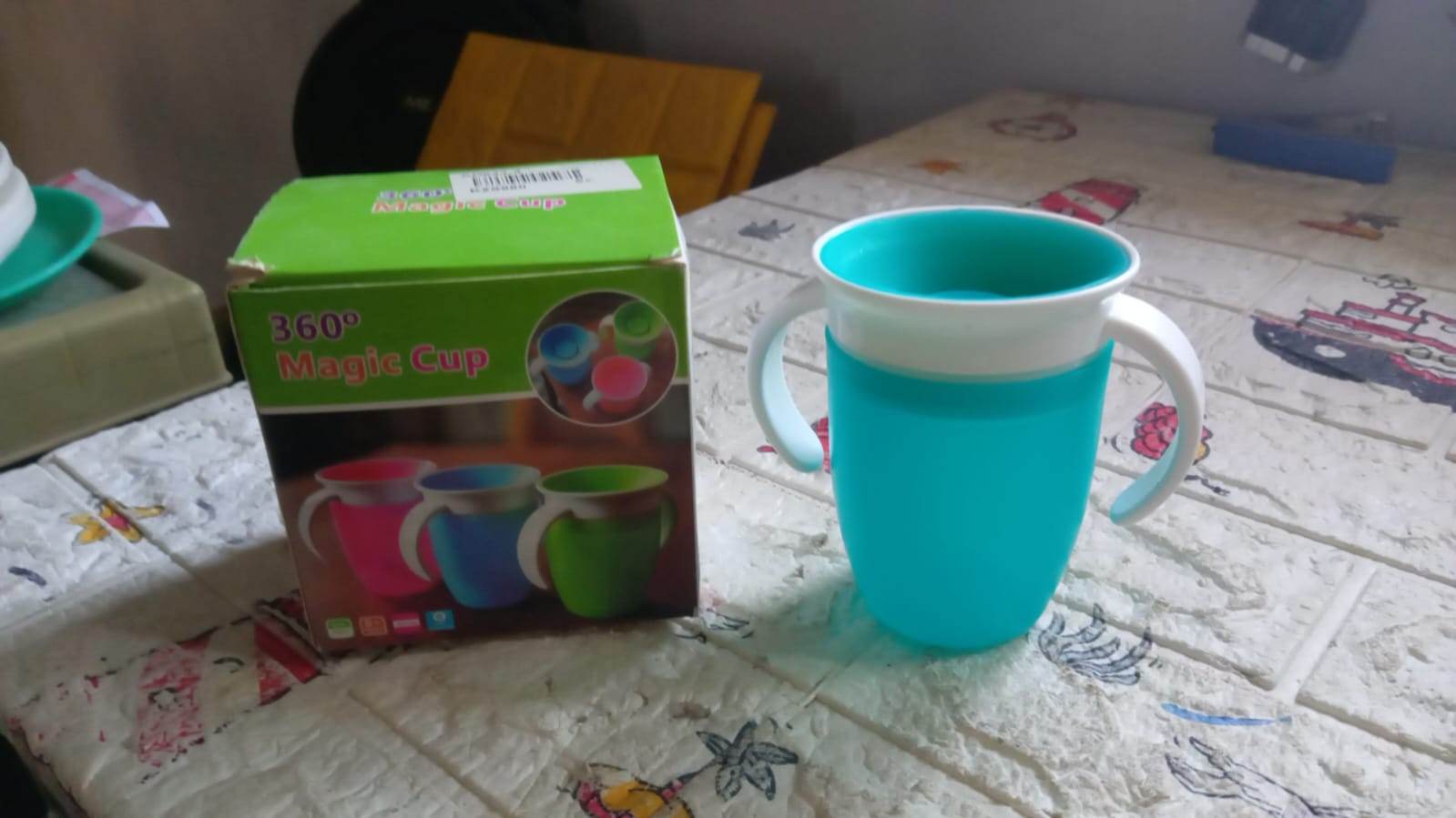 360d Magic Cup, Baby and Sippy Cup, Water and Weaning Cup 6+ to 12 Months, 7 oz/207 ml, Doidy Cup - Training Sippy Cups - Use from 3-6 Months to Toddler (1 Pc 207ML) - infinityexculsivestore.com
