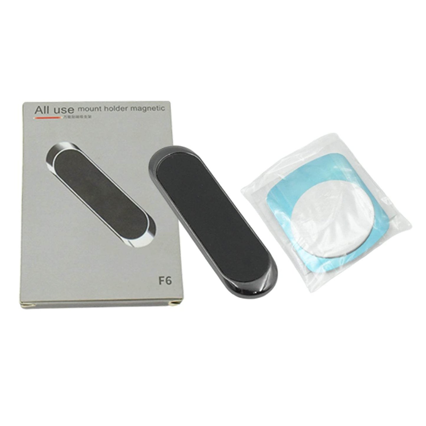 360d Rotation Magnetic Mobile Holder for Car Dashboard Stand Strongest Magnets Phone Metal Bracket Car, Bike, Scooter, Desk, Office, Home Universal (1 Pc) - infinityexculsivestore.com