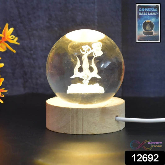 3D Crystal Ball lamps 3D Crystal Ball Night Light (1 Pc) - infinityexculsivestore.com