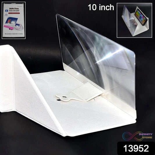 3D HD Mobile Phone Screen Magnifier Amplifier (1 Pc / 10 Inch) - infinityexculsivestore.com