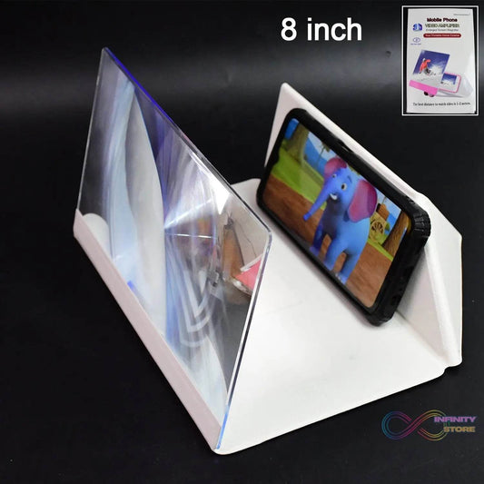3D HD Mobile Phone Screen Magnifier Amplifier (1 Pc / 8 Inch) - infinityexculsivestore.com