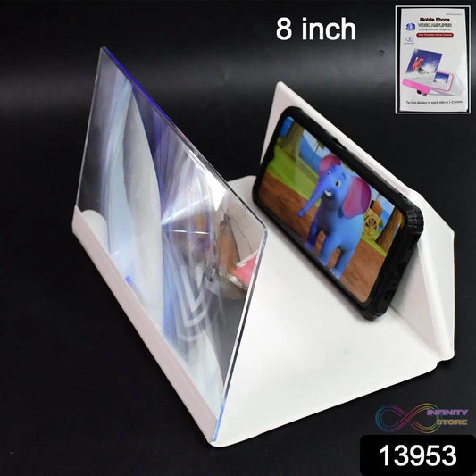 3D HD Mobile Phone Screen Magnifier Amplifier (1 Pc / 8 Inch) - infinityexculsivestore.com