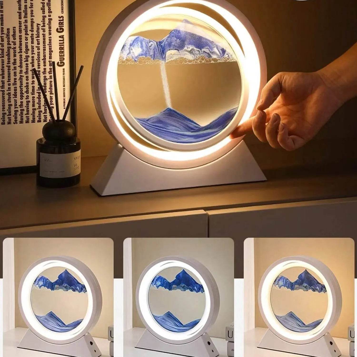 3D Liquid motion Display With LED Light (1 Pc) - infinityexculsivestore.com