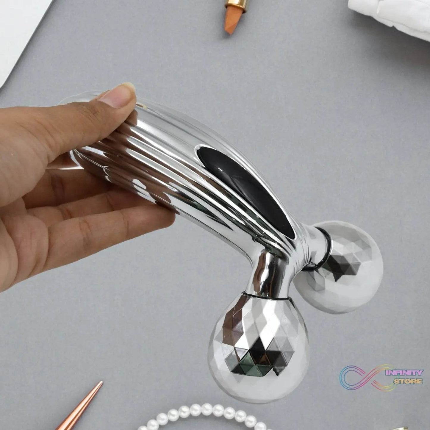 3D Manual Face Roller Massager (1 Pc) - infinityexculsivestore.com