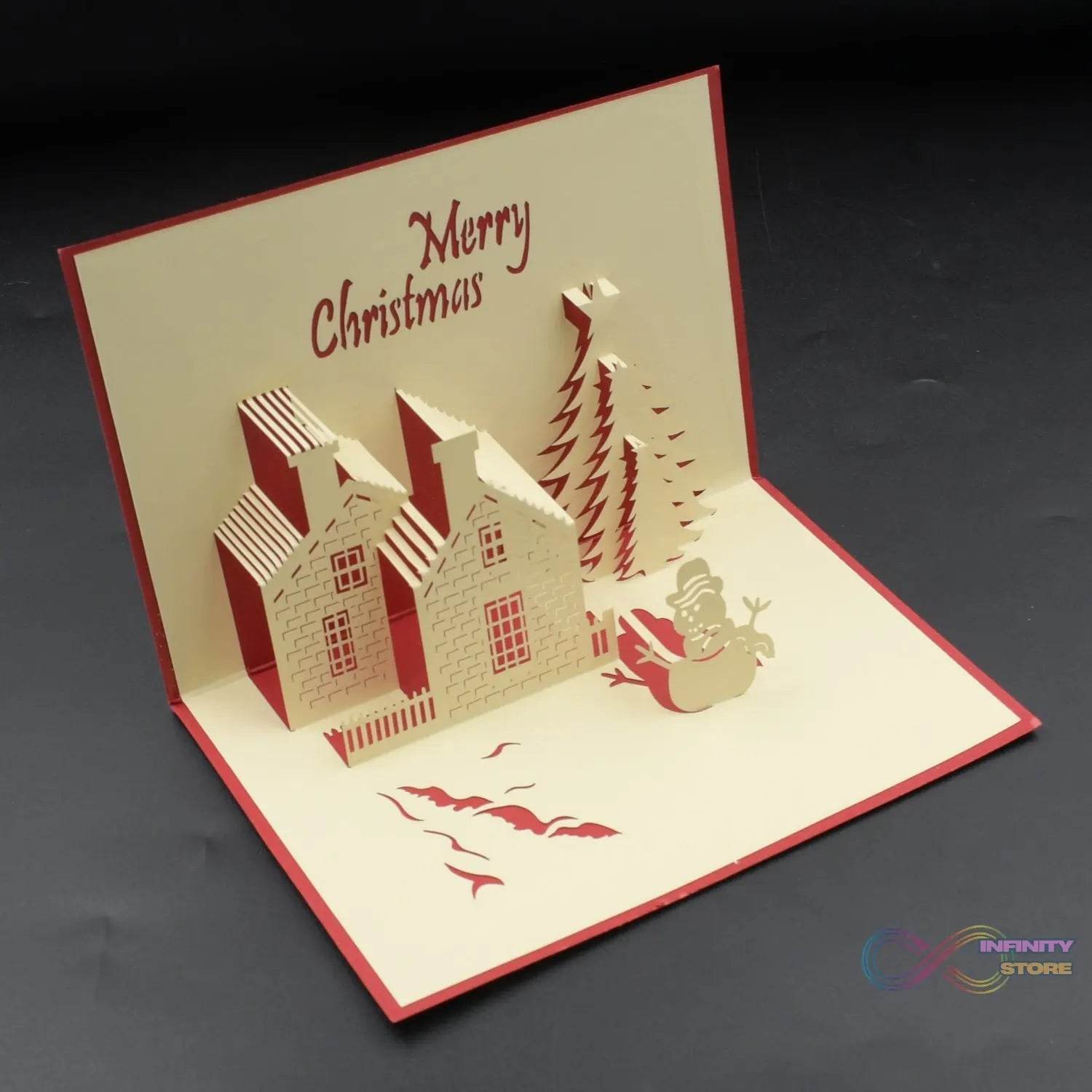 3D Paper Wish Card High Quality Paper Card All Design Card Good Wishing Card (Birthday , Valentine , love , Christmas Card) (1Pc ) - infinityexculsivestore.com