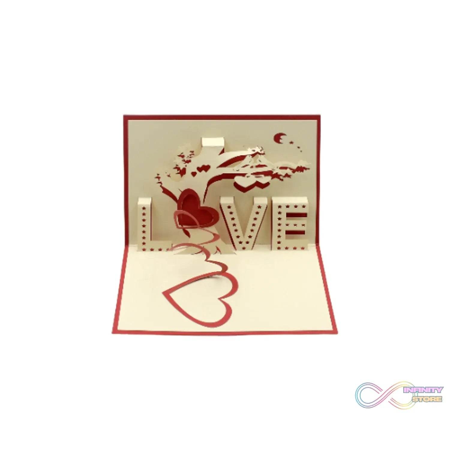 3D Paper Wish Card High Quality Paper Card All Design Card Good Wishing Card (Birthday , Valentine , love , Christmas Card) (1Pc ) - infinityexculsivestore.com