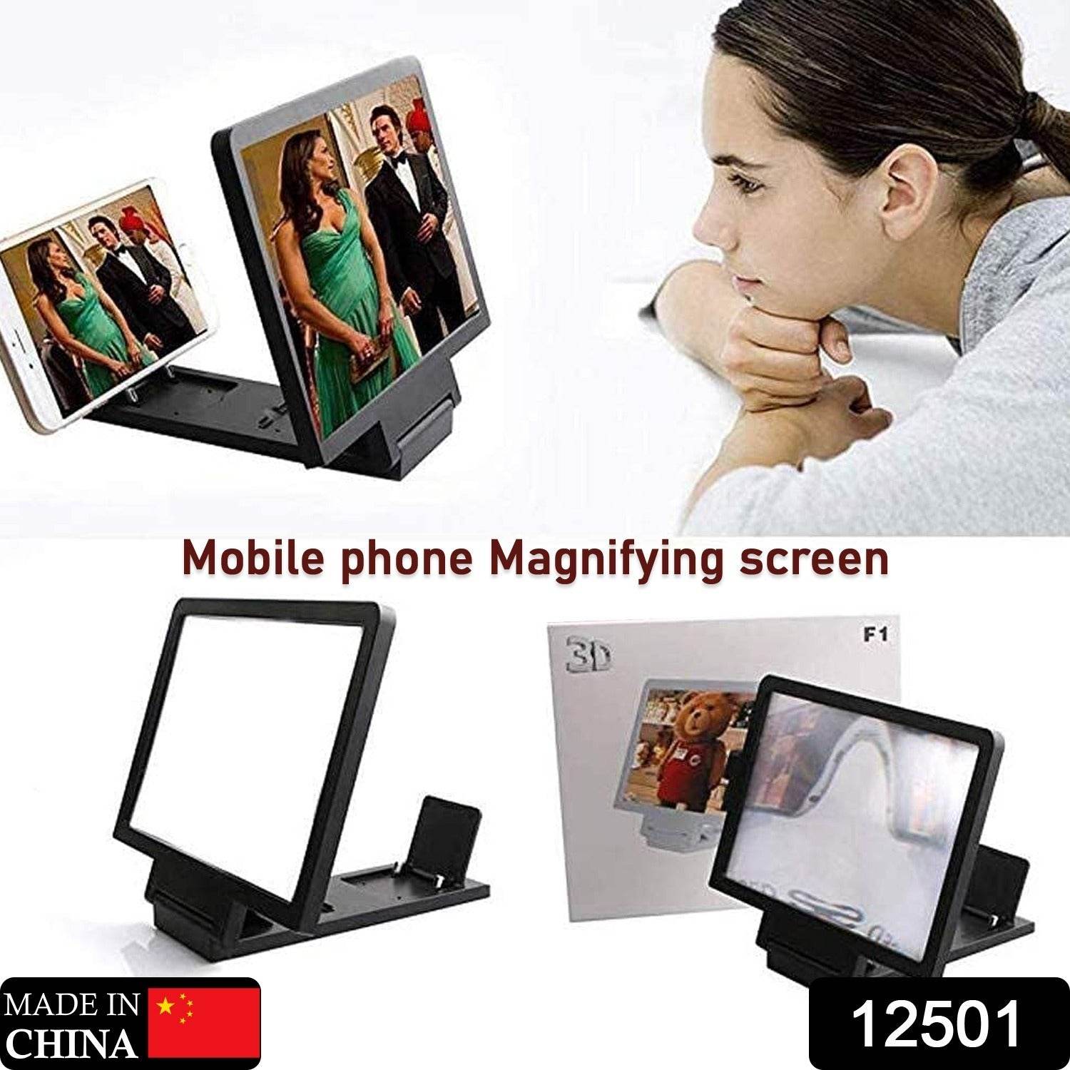 3D Phone Screen Magnifier Video Screen Amplifier Expander Holder Bracket for Mobile Phone Screen Zoom Display (1 Pc) - infinityexculsivestore.com