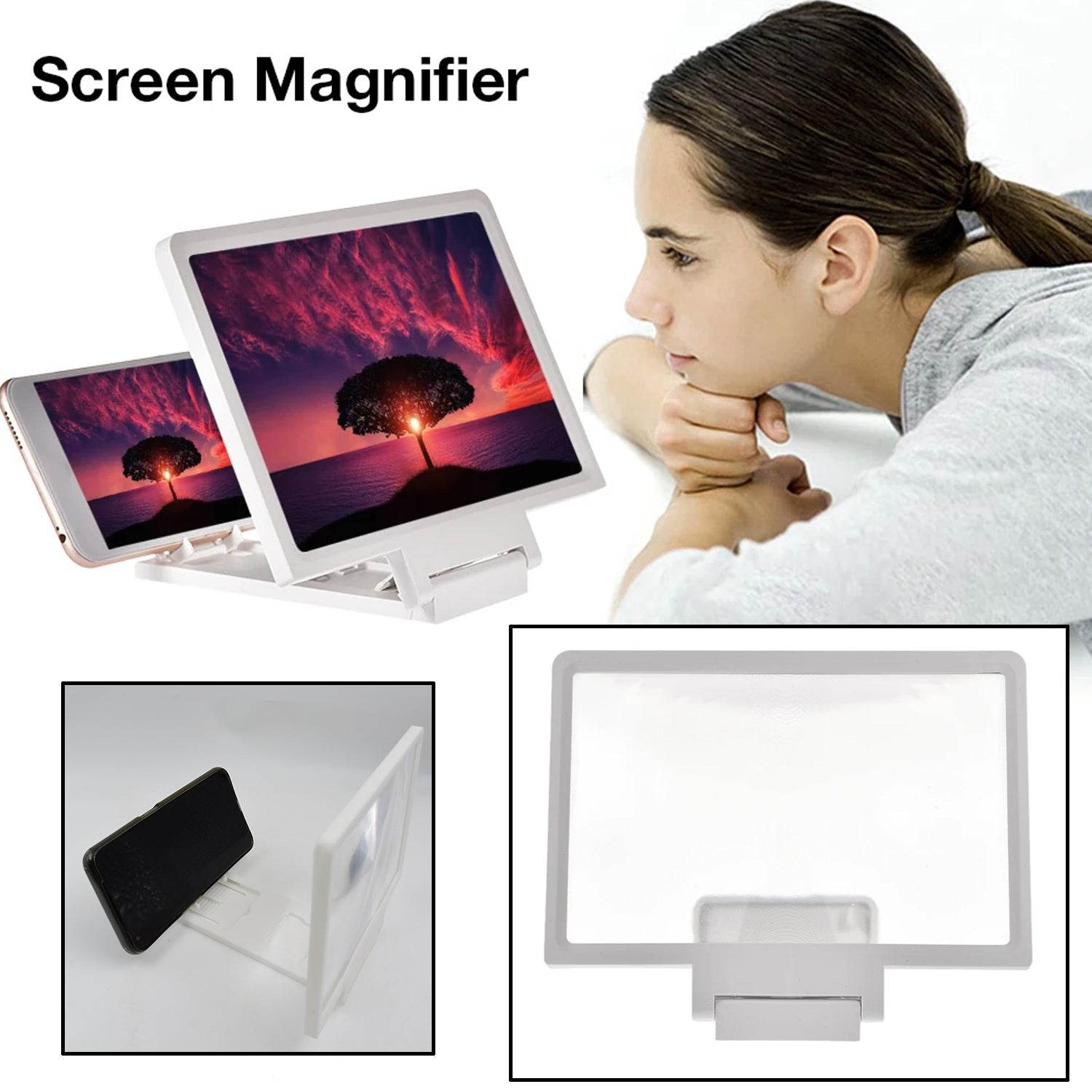 3D Phone Screen Magnifier Video Screen Amplifier - infinityexculsivestore.com