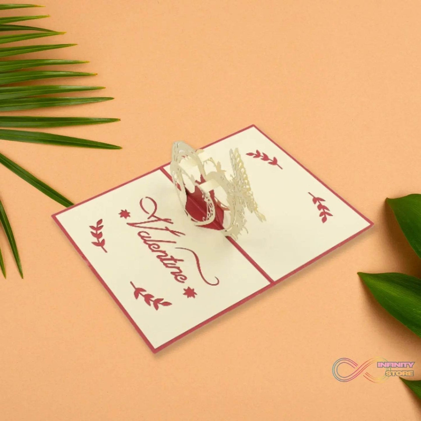 3D Pop - Up Greeting Card (1 Pc): Birthday, Love, Christmas - infinityexculsivestore.com