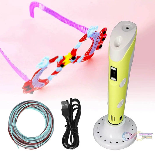3D Printing Pen Set Easy, Drawing Pen for Kids and Adults (1 Pc) - infinityexculsivestore.com