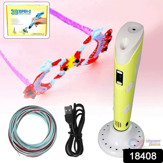 3D Printing Pen Set Easy, Drawing Pen for Kids and Adults (1 Pc) - infinityexculsivestore.com