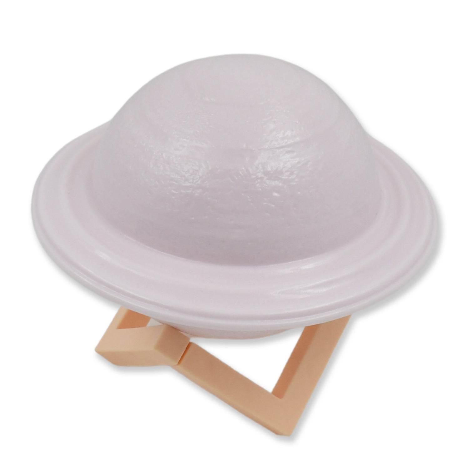 3D Saturn Lamp Home Decoration Bedside Night Light With Base (1 pc / Multicolor) - infinityexculsivestore.com