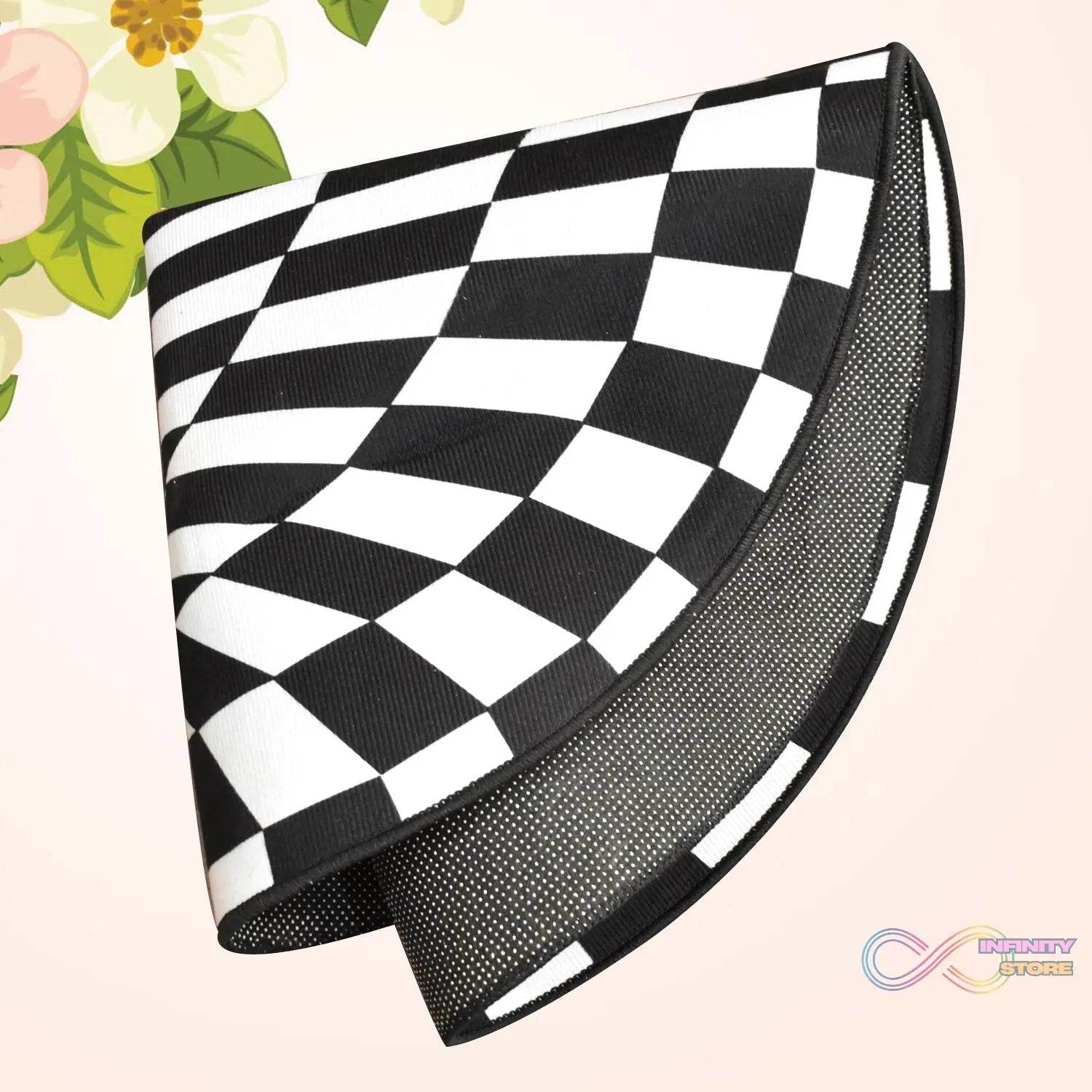 3D Space Round Carpet, Floor Mat Non - Woven Doormat (1 Pc / 78 Cm) - infinityexculsivestore.com
