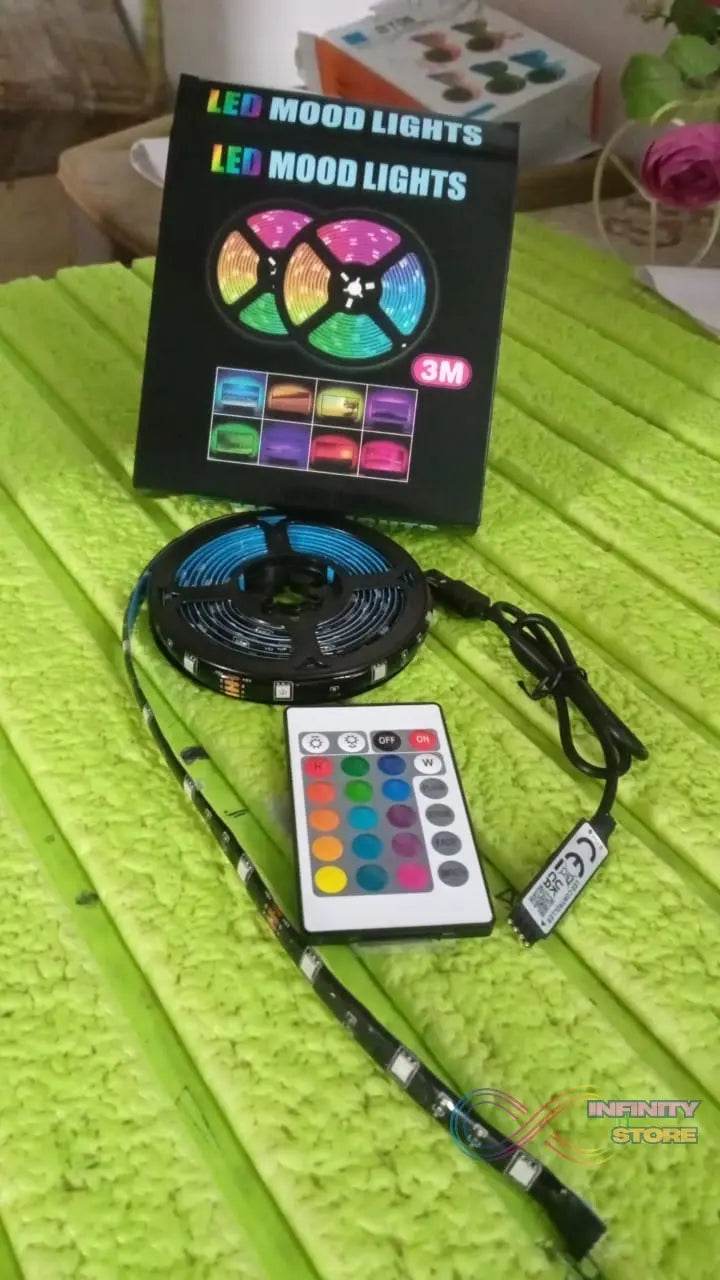 3M RGB LED Strip Lights, LED Mood Lights (1 Set) - infinityexculsivestore.com