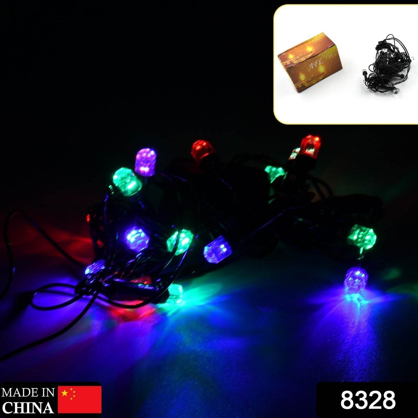 3Mtr Home Decoration Diwali & Wedding LED Christmas String Light Indoor and Outdoor Light ,Festival Decoration Led String Light, Multi-Color Light 8mm (15L 3 Mtr) - infinityexculsivestore.com
