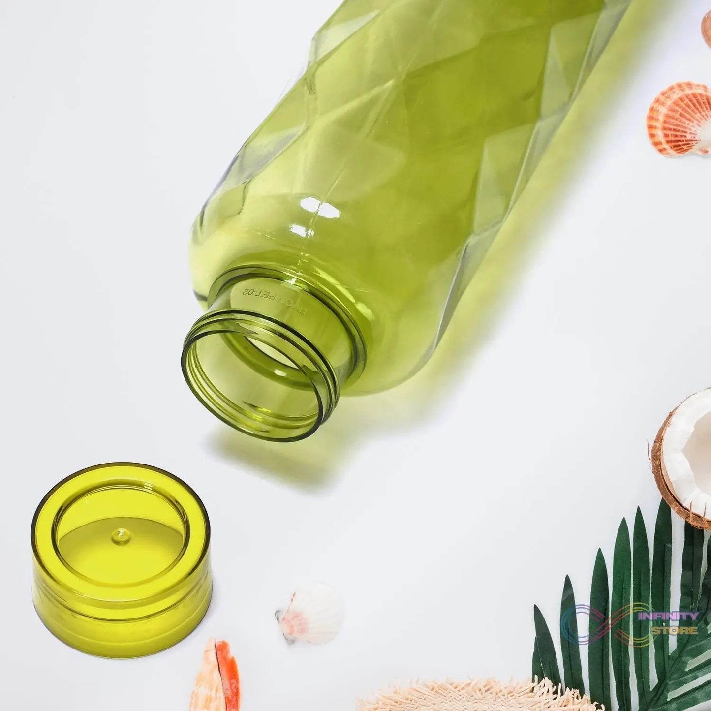 3Pc Set Diamond Cut Bottle Used for storing water and beverages purposes for people. - infinityexculsivestore.com