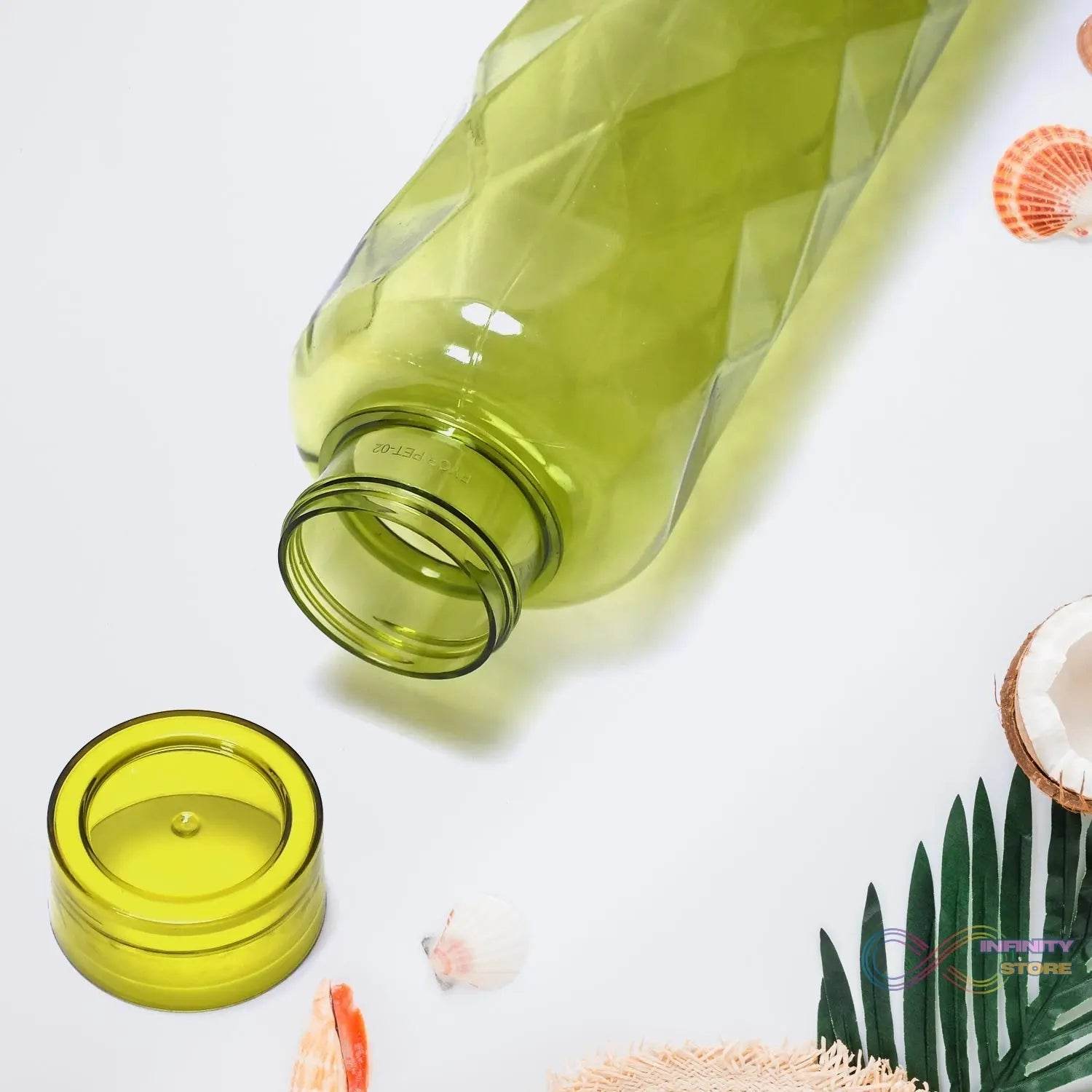 3Pc Set Diamond Cut Bottle Used for storing water and beverages purposes for people. - infinityexculsivestore.com