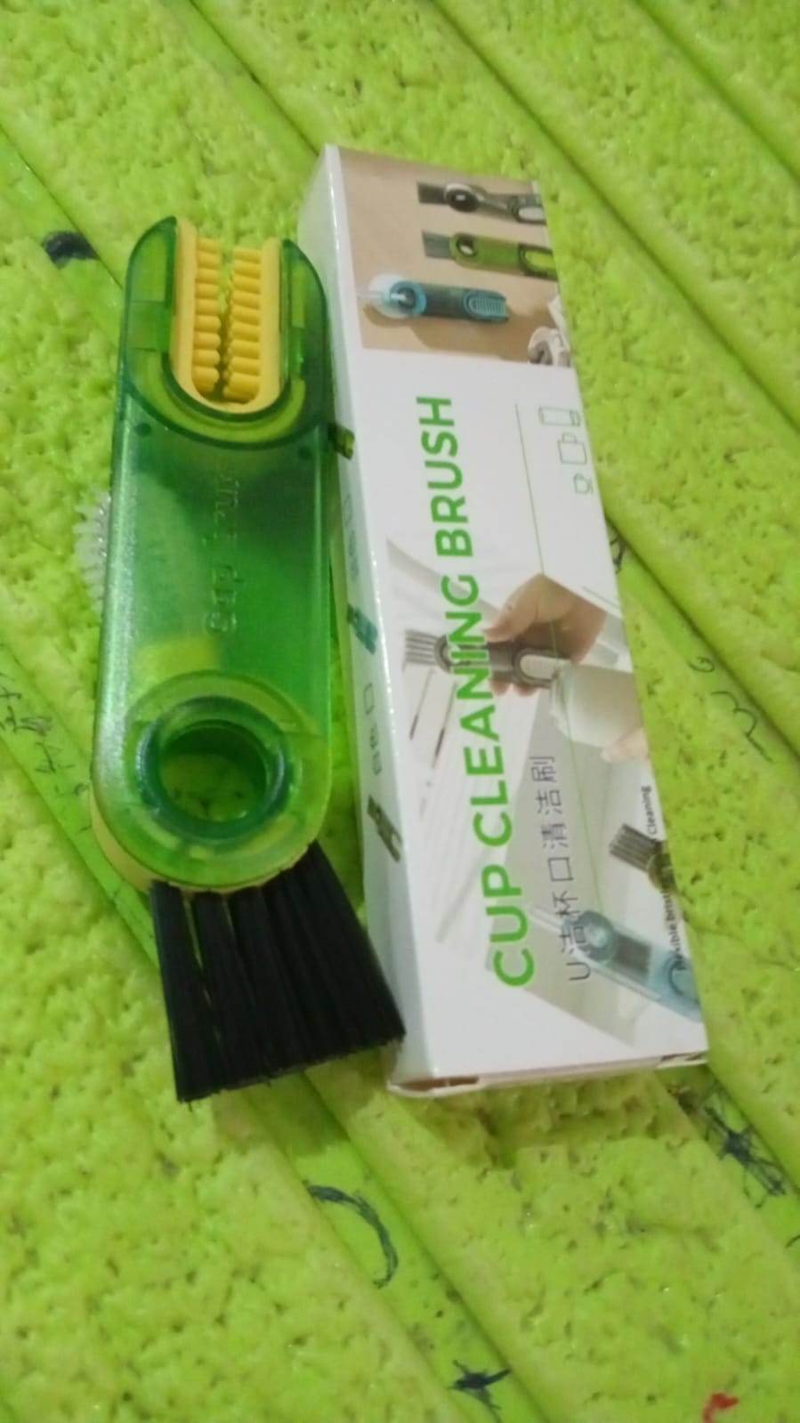 3in1 Multifunctional Cleaning Brush, Bottle Cleaning Brush, Cup Cleaner Brush, for Bottle Cup Cover Lid Home Kitchen Cleaning Tool (1 Pc / Mix Color) - infinityexculsivestore.com