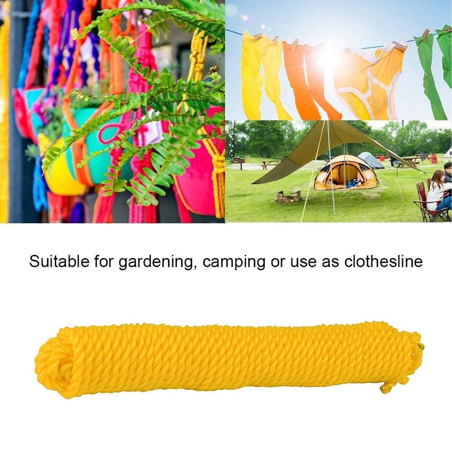 3m Heavy - Duty Laundry Drying Rope (1 Pc, Mixed Colors) - infinityexculsivestore.com