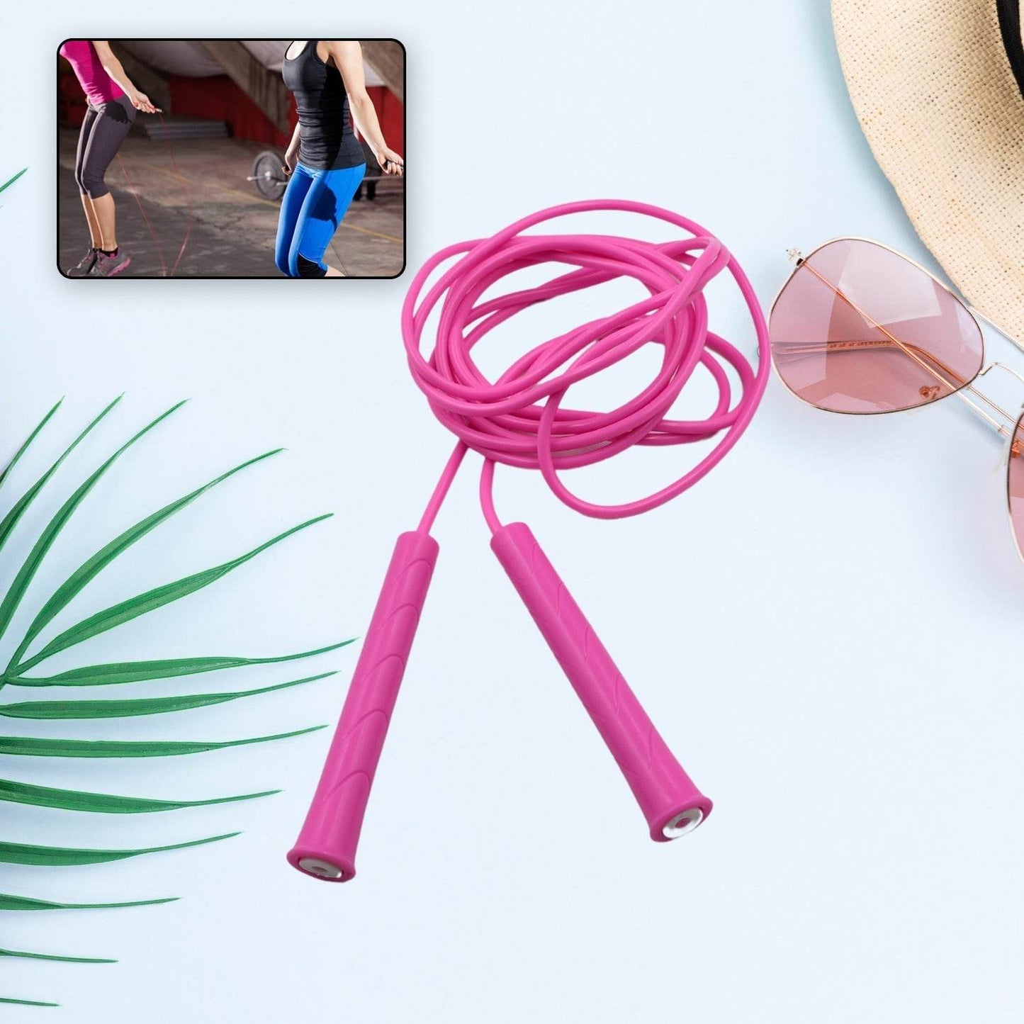 3m Plastic Adjustable Jump Rope: High-Speed Skipping, Crossfit, Fitness - infinityexculsivestore.com