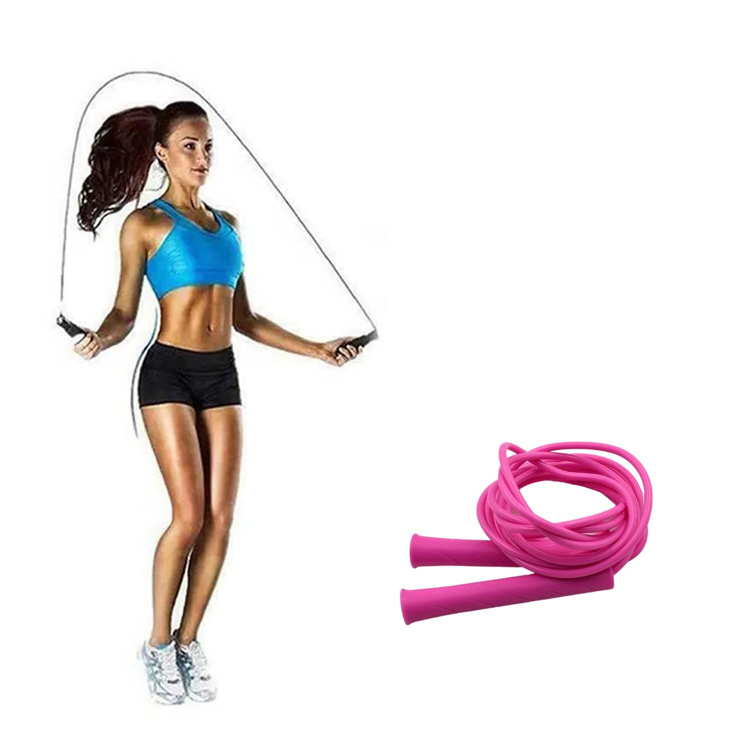 3m Plastic Adjustable Jump Rope: High-Speed Skipping, Crossfit, Fitness - infinityexculsivestore.com