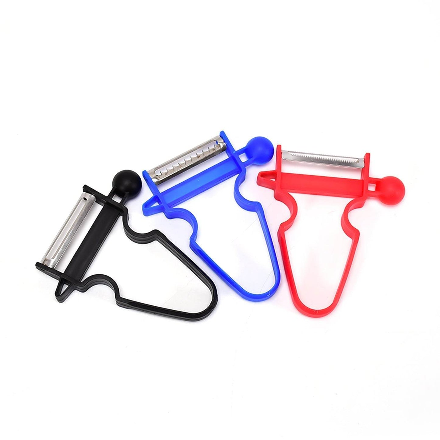 3pc Durable Blade Vegetable Peelers with Ergonomic Handles - infinityexculsivestore.com