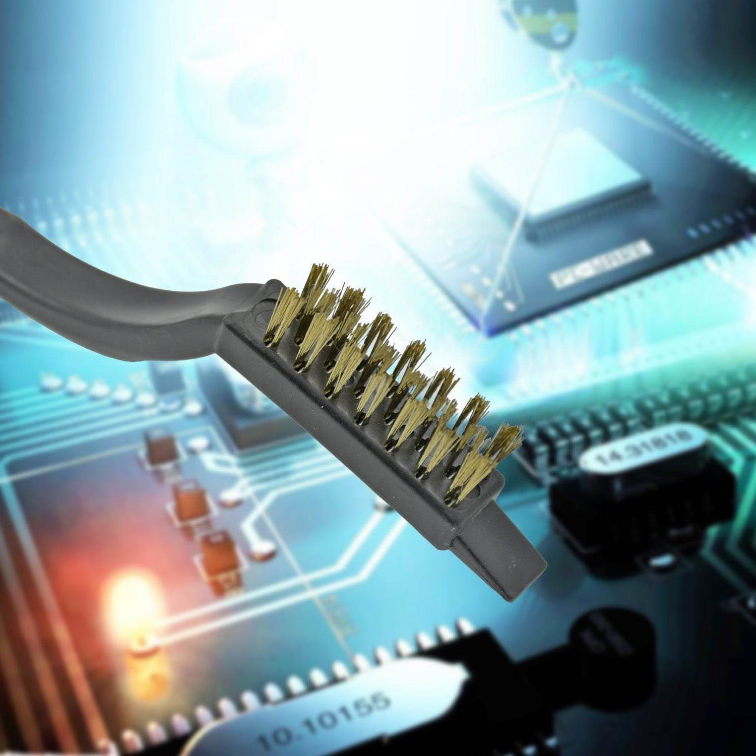 3pcs Mini Wire Brush Set (Steel / Nylon / Brass Brush) - infinityexculsivestore.com