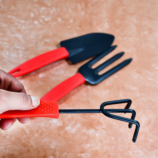 3pcs Small sized Hand Cultivator, Small Trowel, Garden Fork - infinityexculsivestore.com