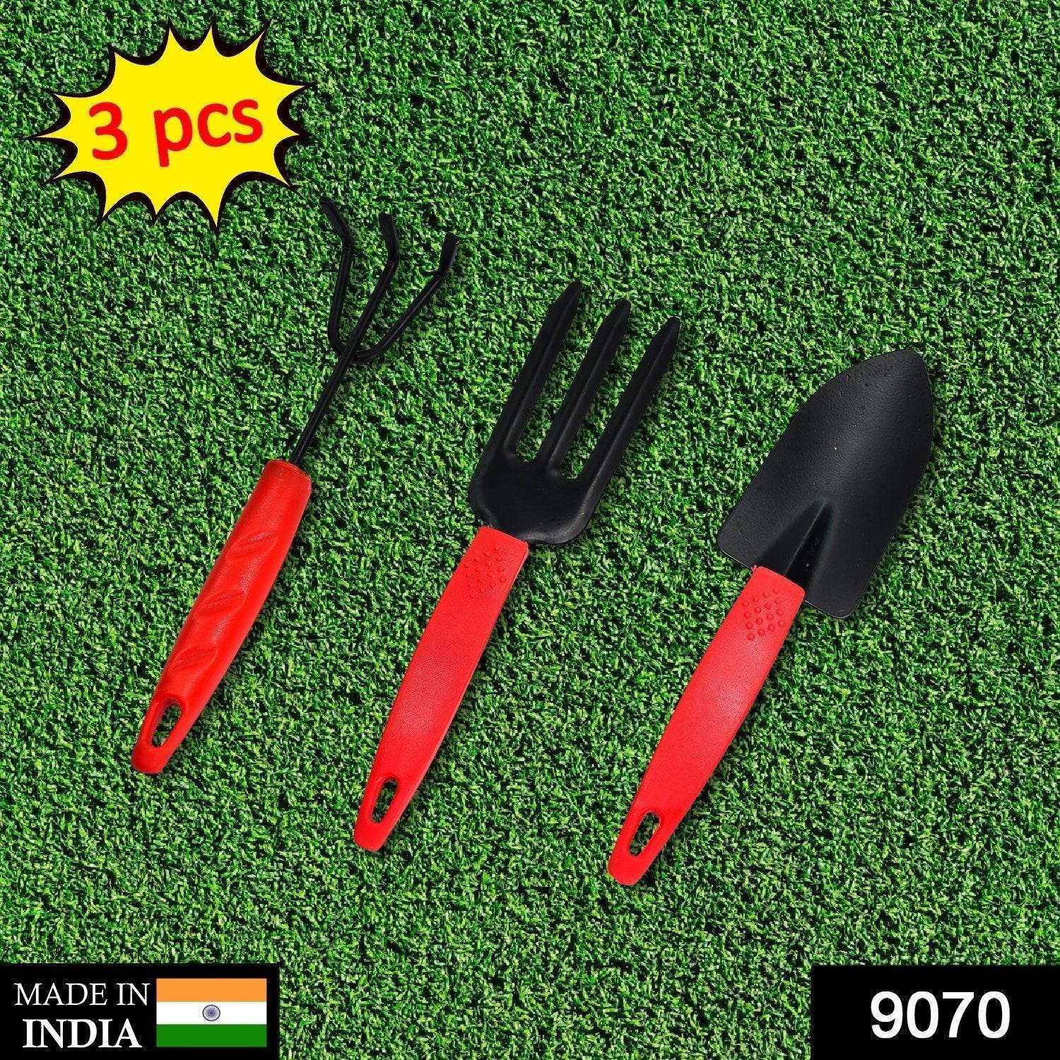 3pcs Small sized Hand Cultivator, Small Trowel, Garden Fork - infinityexculsivestore.com