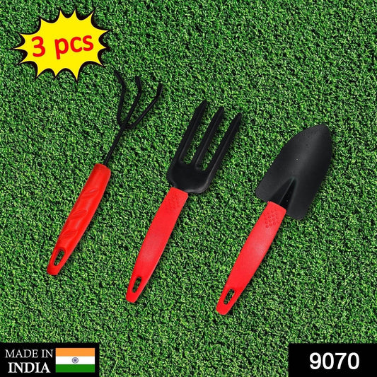 3pcs Small sized Hand Cultivator, Small Trowel, Garden Fork - infinityexculsivestore.com