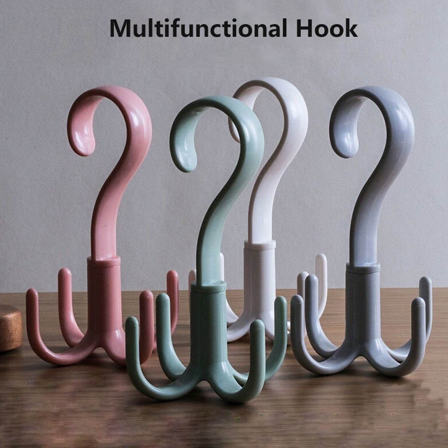 4-Claw Multi-Function 360 Degree Rotatable Purse Rack Handbag Hanger Hook - infinityexculsivestore.com