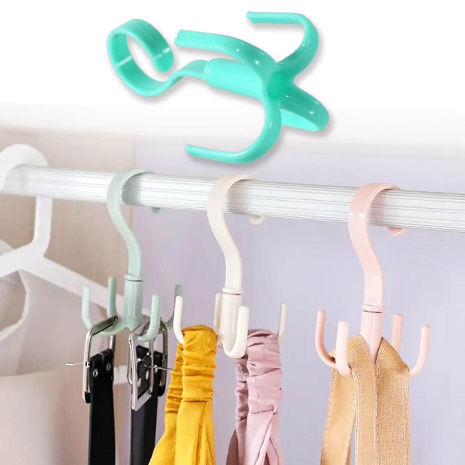 4-Claw Multi-Function 360 Degree Rotatable Purse Rack Handbag Hanger Hook - infinityexculsivestore.com
