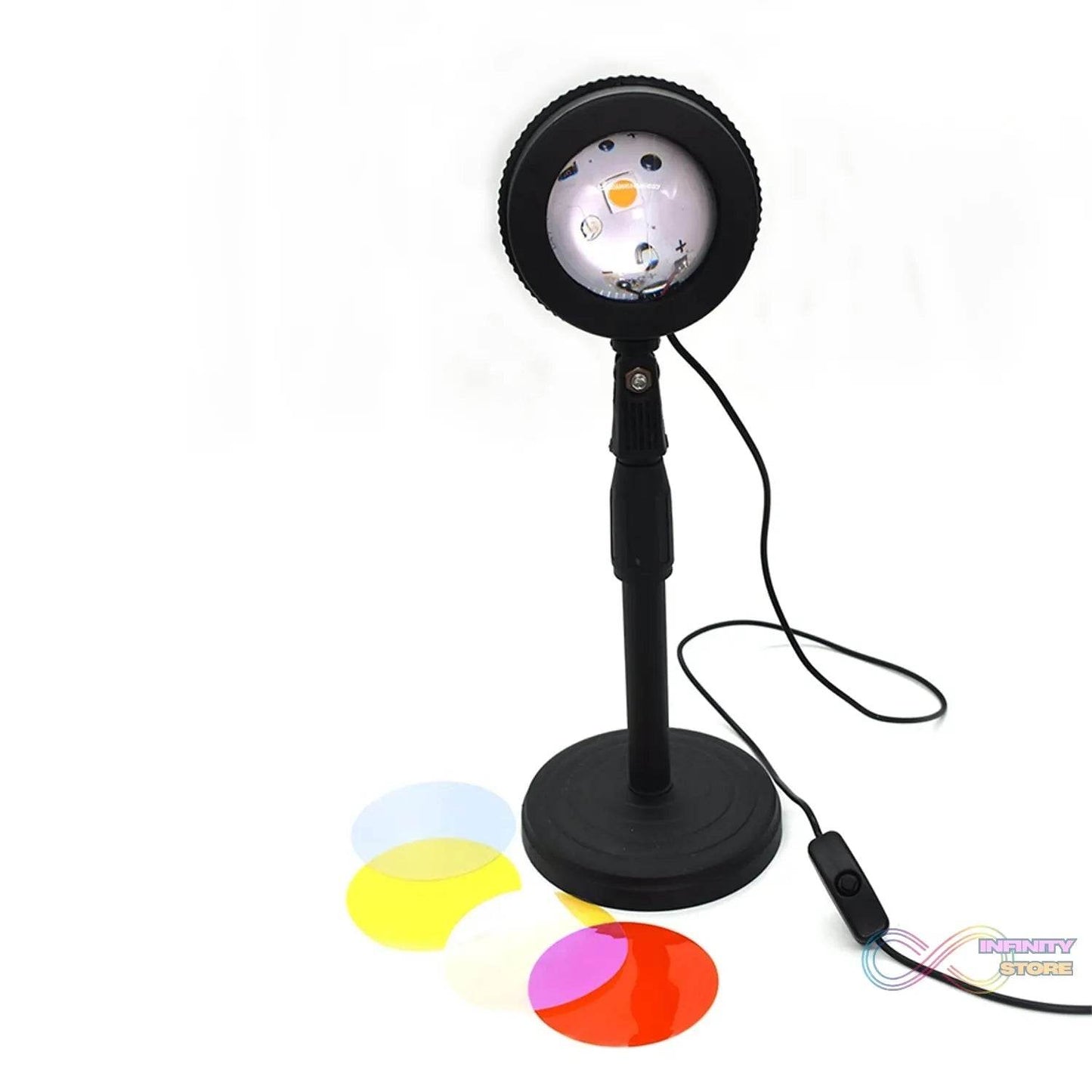 4 Colors Sunset Lamp, Sunset Projection Lamp LED Night Lights - infinityexculsivestore.com