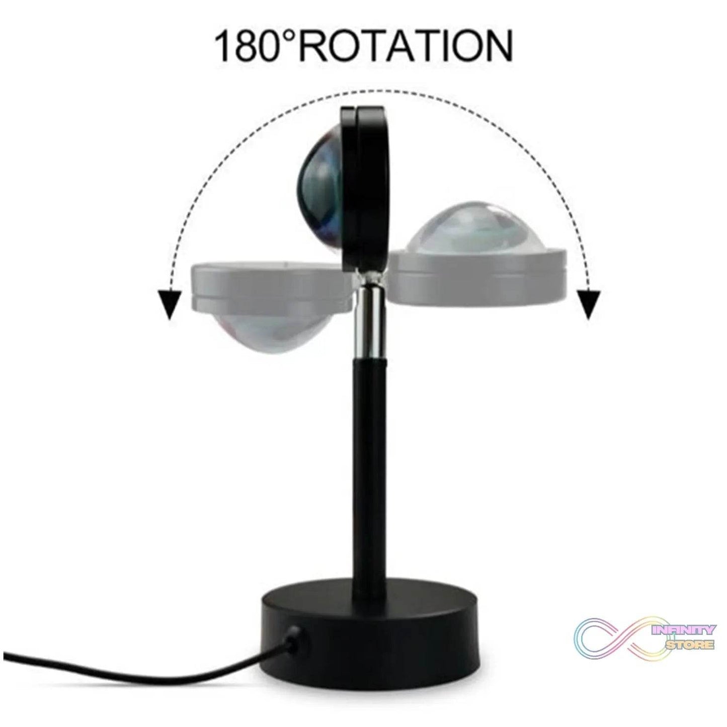 4 Colors Sunset Lamp, Sunset Projection Lamp LED Night Lights - infinityexculsivestore.com