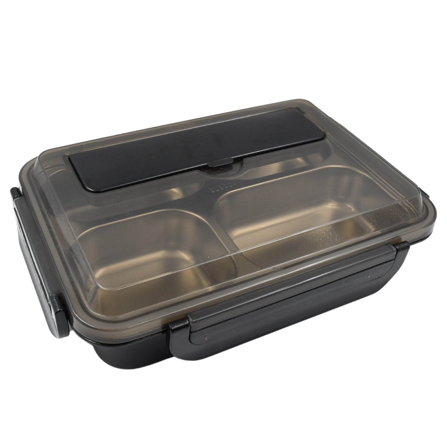 4 Compartment Insulated Lunch Box Stainless Steel |Tiffin Box for Boys, Girls, School & Office Men for Microwave & Dishwasher & Freezer Safe Adult Children Food Container (1 Pc) - infinityexculsivestore.com