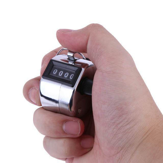 4 Digits Hand Held Tally Counter Numbers Clicker - infinityexculsivestore.com