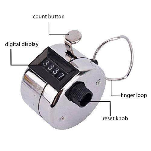 4 Digits Hand Held Tally Counter Numbers Clicker - infinityexculsivestore.com