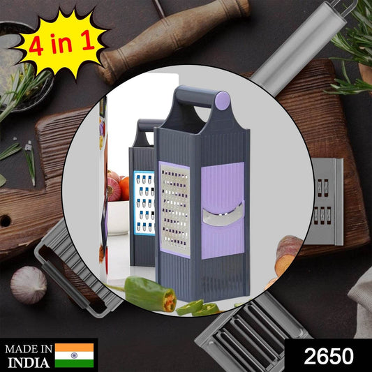4 In 1 Plastic Vegetable And Fruit Grater And Slicer For Kitchen - infinityexculsivestore.com