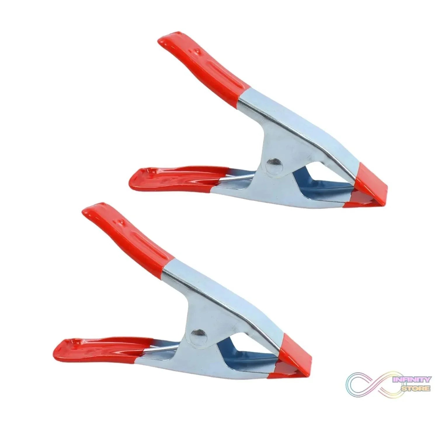 4 Inch Heavy Duty Spring Metal Spring Clamps (2 Pc Set) - infinityexculsivestore.com