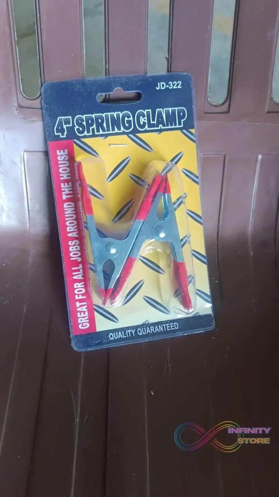 4 Inch Heavy Duty Spring Metal Spring Clamps (2 Pc Set) - infinityexculsivestore.com