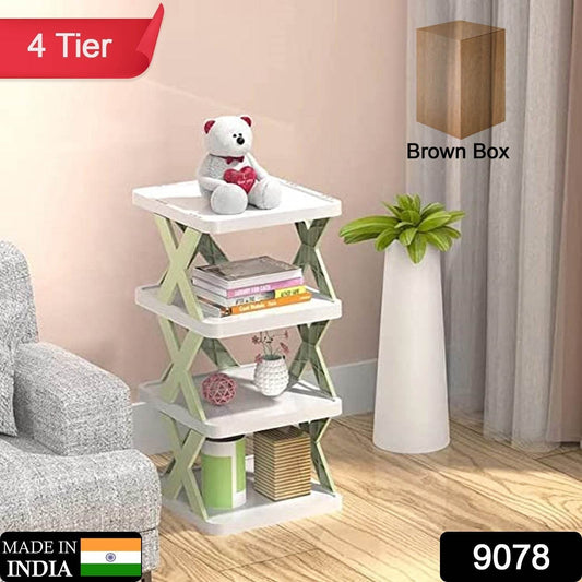 4 LAYER SHOES STAND, SHOE TOWER RACK SUIT FOR SMALL SPACES, CLOSET, SMALL ENTRYWAY, EASY ASSEMBLY AND STABLE IN STRUCTURE, CORNER STORAGE CABINET FOR SAVING SPACE - infinityexculsivestore.com