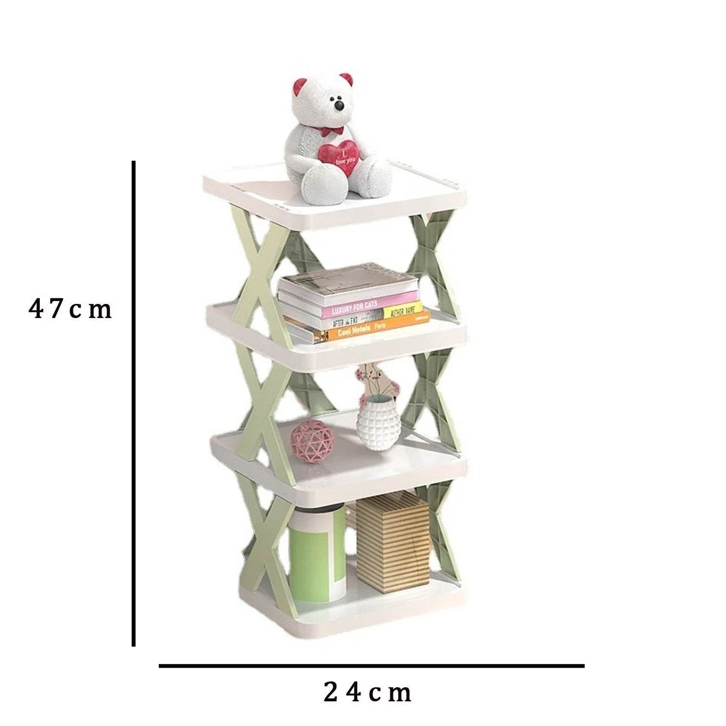 4 LAYER SHOES STAND, SHOE TOWER RACK SUIT FOR SMALL SPACES, CLOSET, SMALL ENTRYWAY, EASY ASSEMBLY AND STABLE IN STRUCTURE, CORNER STORAGE CABINET FOR SAVING SPACE - infinityexculsivestore.com