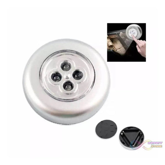 4 LED Battery - Powered Wireless Night Light Stick Tap Touch Lamp Stick - on Push Light for Closets, Cabinets, Counters, or Utility Rooms, Cordless Touch Light - infinityexculsivestore.com