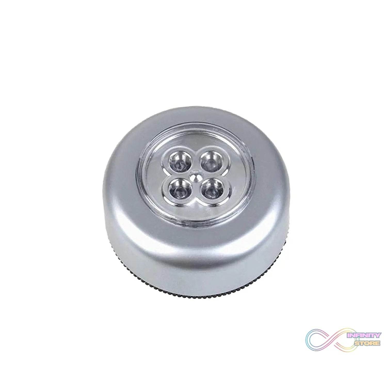 4 LED Battery - Powered Wireless Night Light Stick Tap Touch Lamp Stick - on Push Light for Closets, Cabinets, Counters, or Utility Rooms, Cordless Touch Light - infinityexculsivestore.com