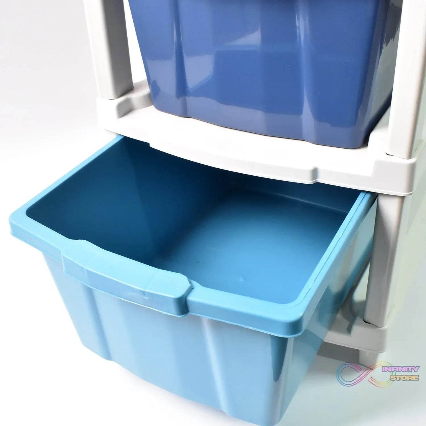 4-Layer Plastic Drawer Storage Organizer, Multi-Purpose Cabinet (1 Pc) - infinityexculsivestore.com