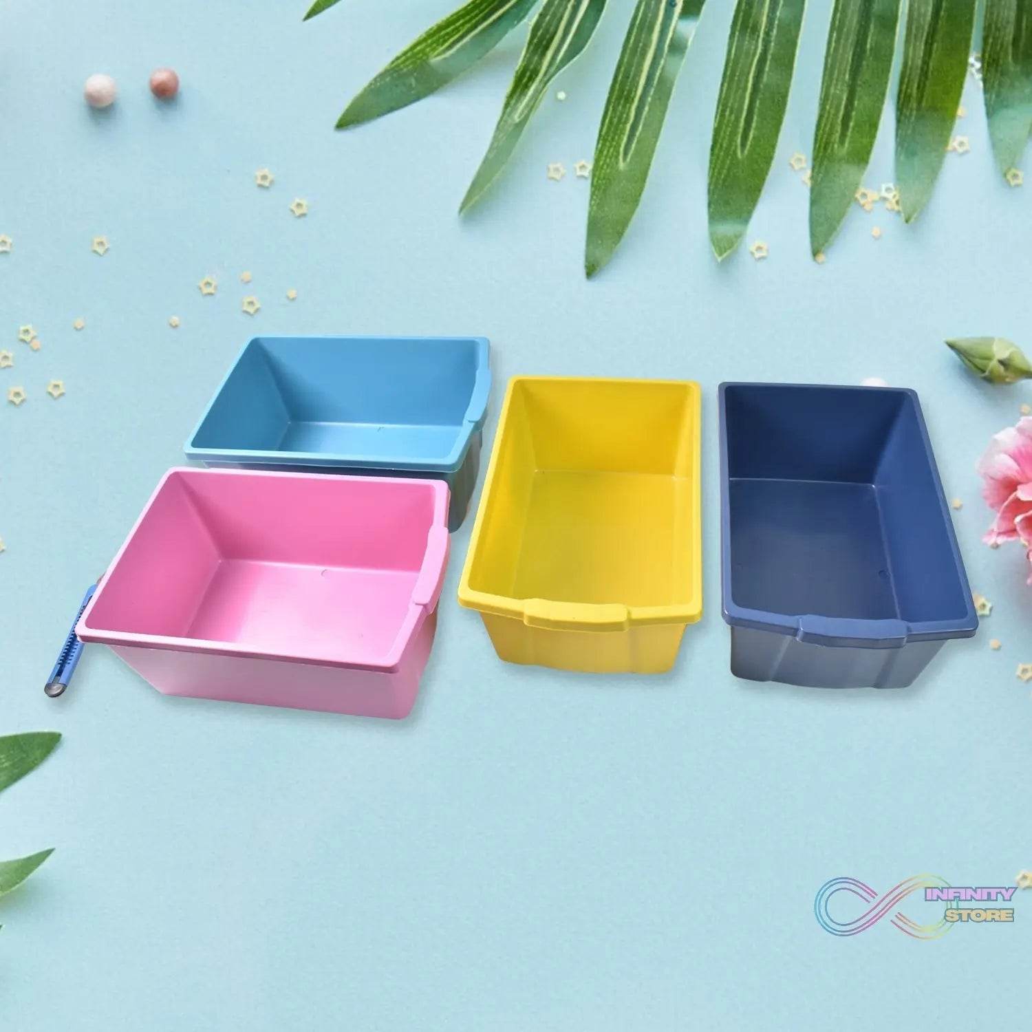 4-Layer Plastic Drawer Storage Organizer, Multi-Purpose Cabinet (1 Pc) - infinityexculsivestore.com